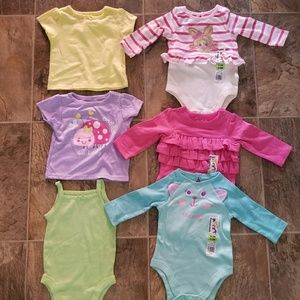 0-3 month, new baby girl clothing bundle
